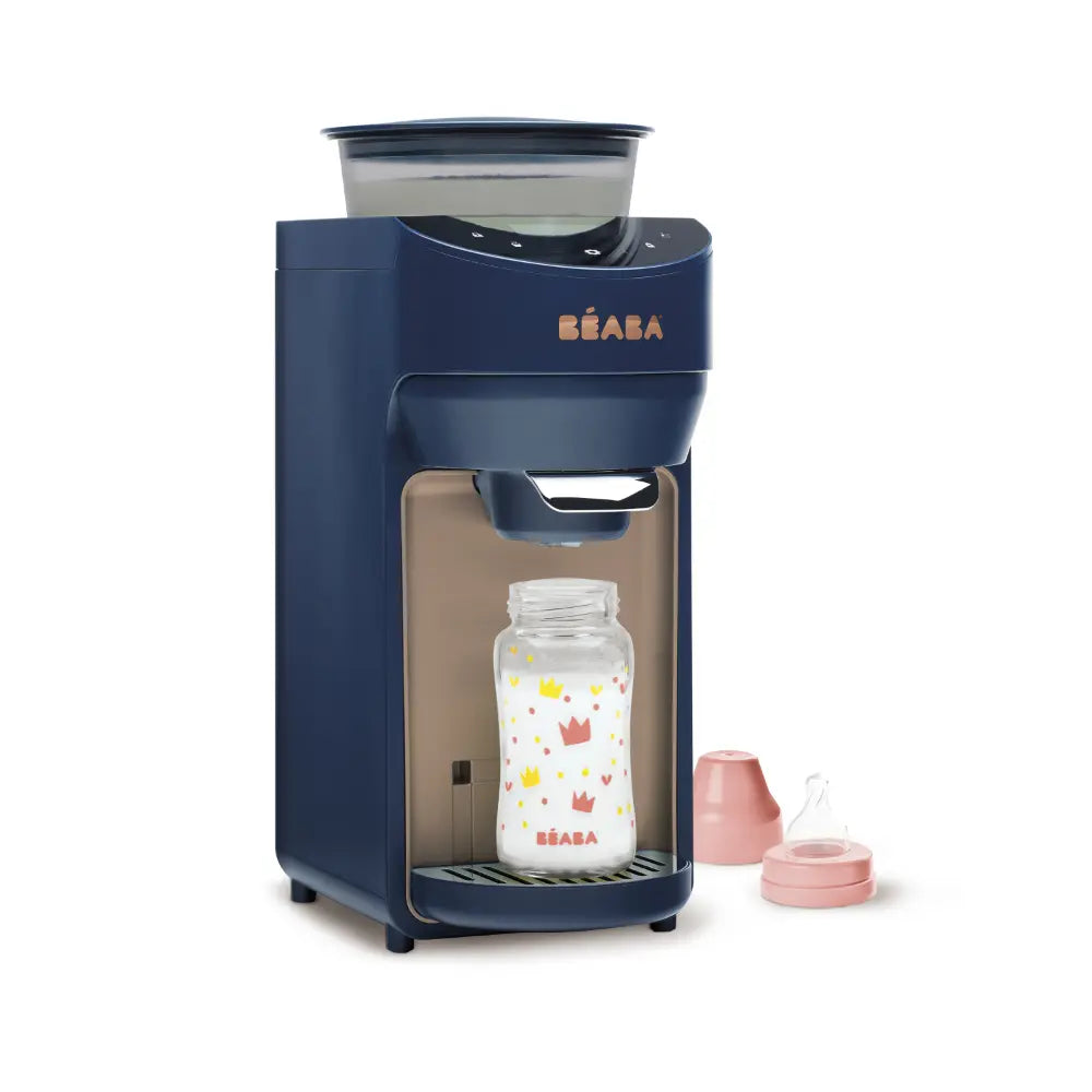 Beaba Milkeo Plus Automatic Baby Bottle Maker &amp; Formula Dispenser Night Blue