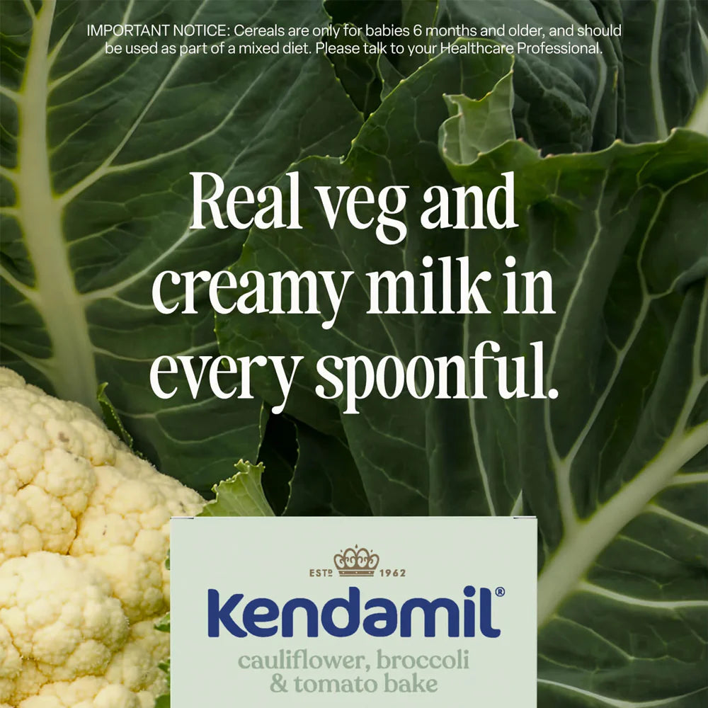 Kendamil Baby Cereal Cauliflower Broccoli Tomato 6 Months