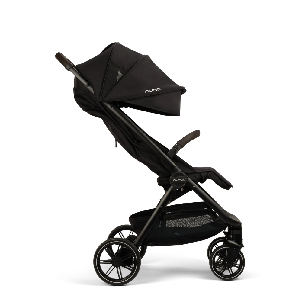 Nuna TRVL Lx Lightweight Luxury Travel Stroller Caviar