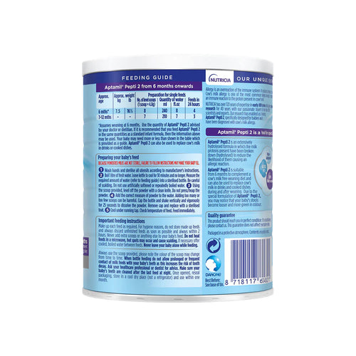 Aptamil Pepti 2 Hydrolysed Formula 400g for 6 Months Plus