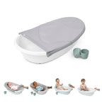 Ingenuity 4 in 1 Baby Bath Tub with Sling Grey 0 to 24 Months