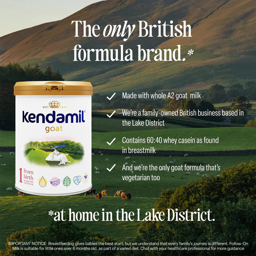 Kendamil Goat First Infant Milk Powder 800g Stage 1 Birth to 6 months