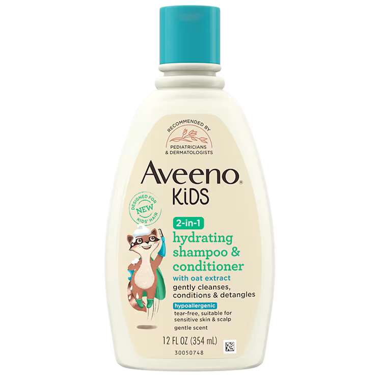 Aveeno Kids 2-in-1 Hydrating Shampoo & Conditioner 12 FL OZ | 354 ML