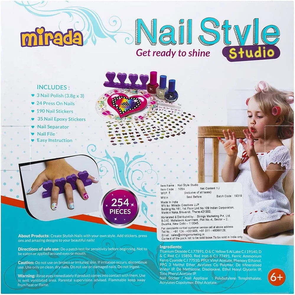 Mirada Nail Style Studio Kits for Kids