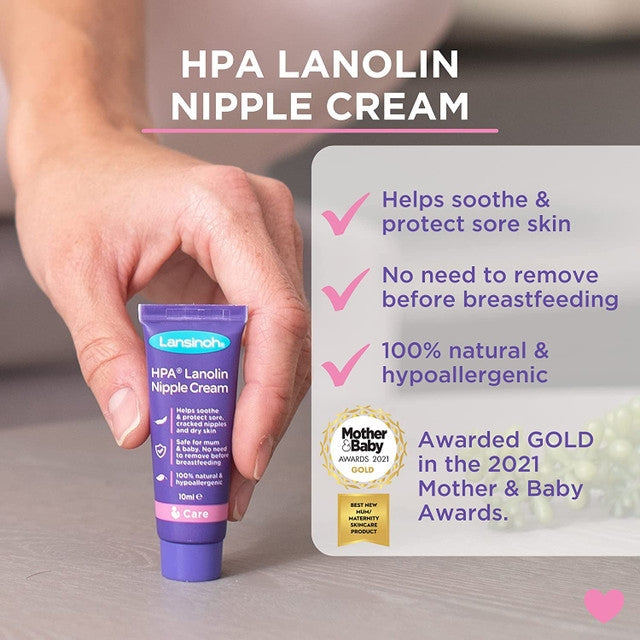 Lansinoh Lanolin Nipple Cream Safe for Baby and Mom Breastfeeding Essentials