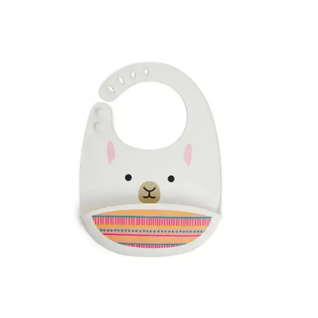 Skip Hop Zoo Fold & Go Silicone Bib (Llama) 9l414910