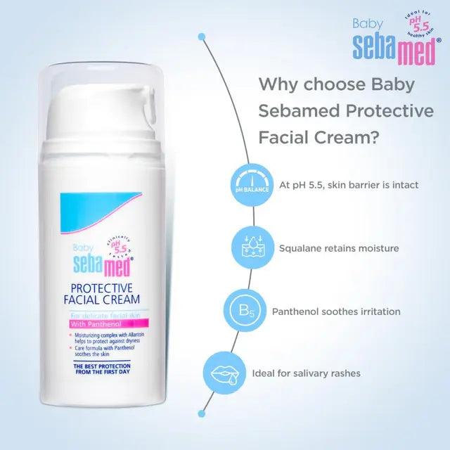 Sebamed Baby Protective Facial Cream 100ml