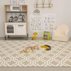 Dwinguler Large Playmat Moroccan Beige Reversible Baby Mat