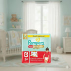 Pampers Ultimate Comfort Pants Size 6 16 plus kg 34 Count Made In Egypt