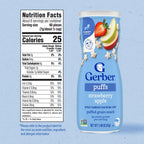 Gerber Grain Grow Puffs Strawberry Apple 42g 8 Months and above Snacks for crawling Baby