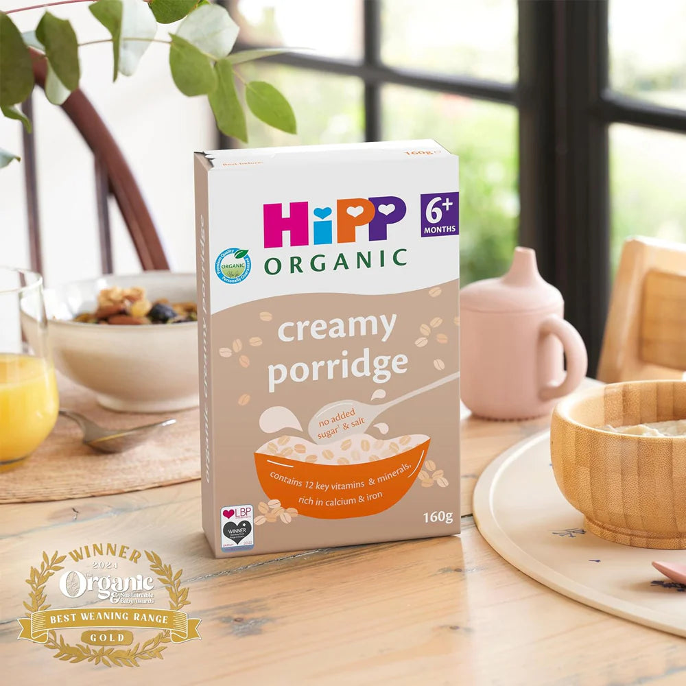Hipp Organic Creamy Porridge Baby Cereal 160g 6 months plus