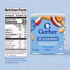 Gerber Lil’ Crunchies® Apple Sweet Potato snacks for baby Crawler 8+ months