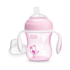 Chicco Transition Cup With Soft Silicone Spout Pink 200 ml Print May Vary