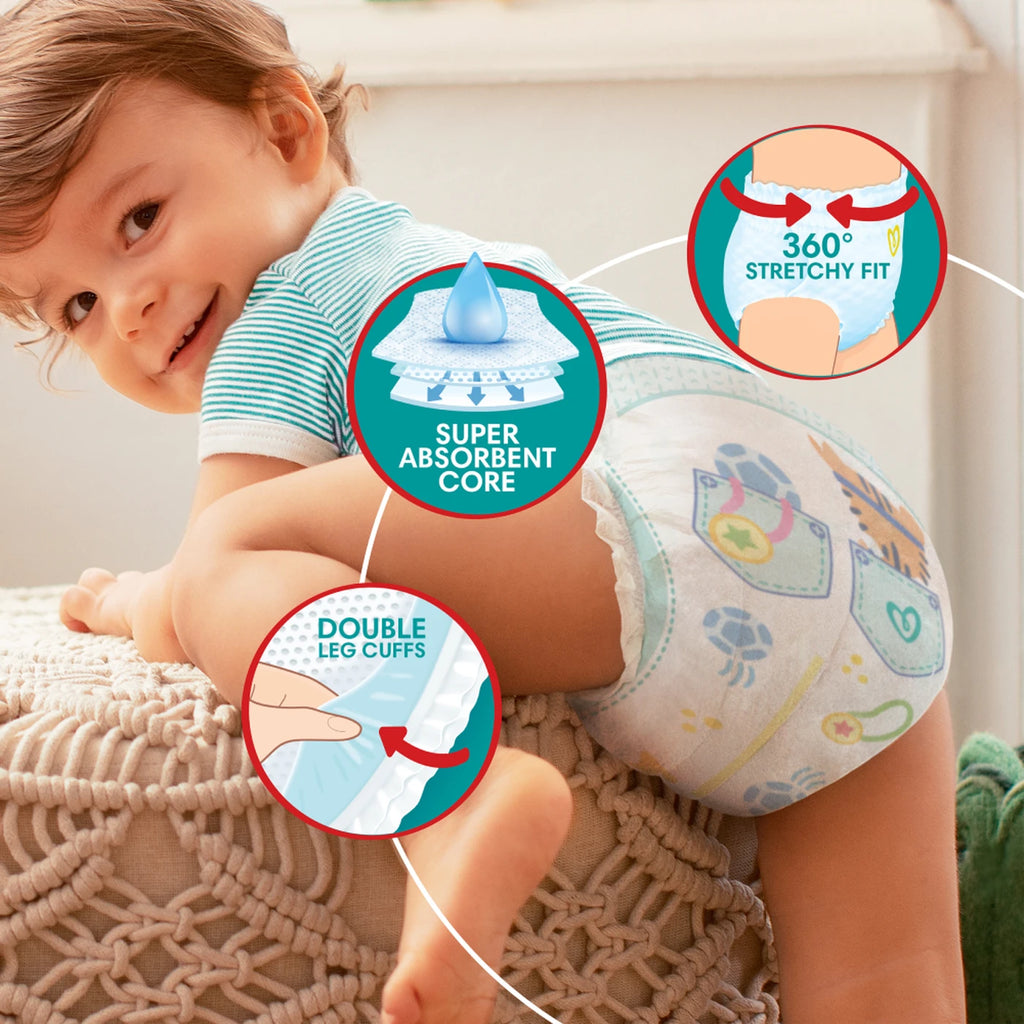 Pampers Baby Dry Pants Size 9 19 Count 19 Plus Kg Made in United Kingdom