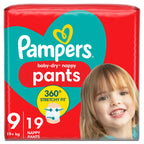 Pampers Baby Dry Pants Size 9 19 Count 19 Plus Kg Made in United Kingdom