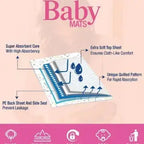 Pure baby Disposable Bed Mats Highly Absorbent Baby Children Mattress 10 Mats 90 x 60 cm