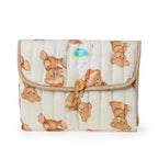 Fancy Fluff Organic Portable Changing Mat - Cuddle Bear