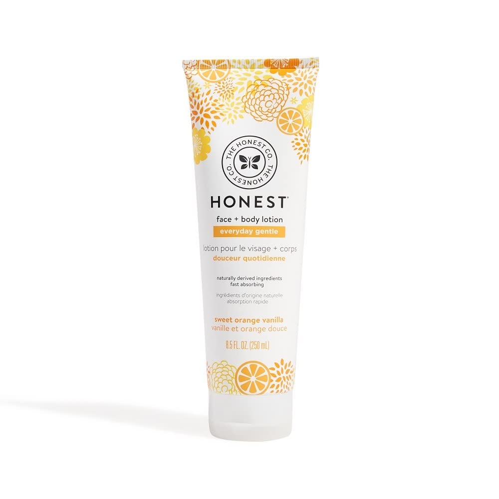 Honest Face + Body Lotion Sweet orange Vanilla 8.5 FL OZ. 250 ML