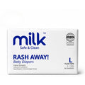 MILK Diapers Flexi Tape 9 to 17 kg Size Large 36 Count