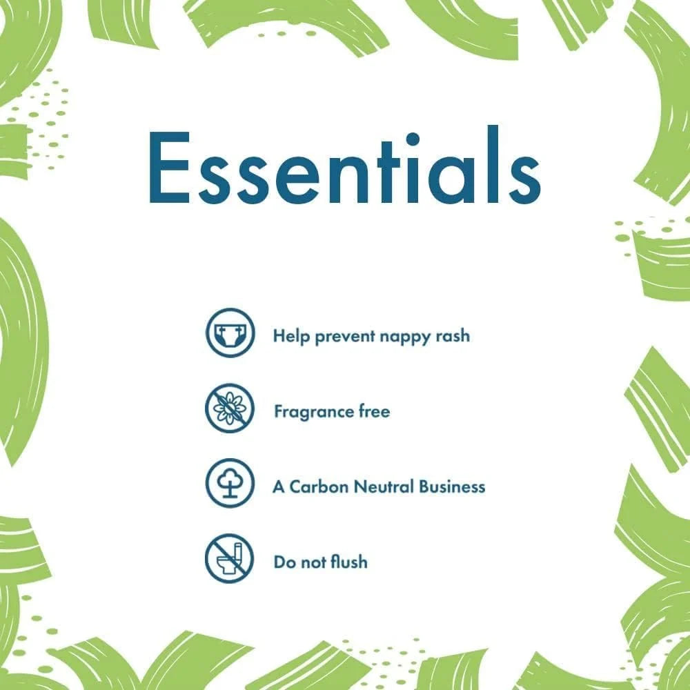 Aqua Wipes Essentials  99.6% Purified Water Baby Wipes 56 Count