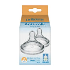 Dr Browns Options plus Wide Neck Baby Bottle Nipple Level3 6 to 9 Months Pack of 2