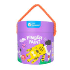 Jar Melo Washable Finger Paint 12 Colors Set Age 2 plus Years