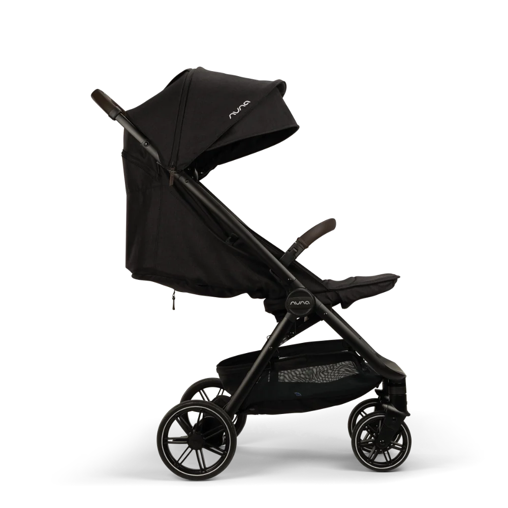 Nuna TRVL Lx Lightweight Luxury Travel Stroller Caviar