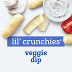 Gerber Lil’ Crunchies® Veggie Dip snacks for baby Crawler 8+ months