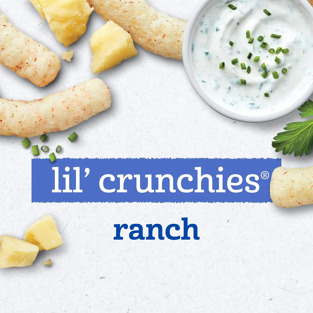 Gerber Lil’ Crunchies® Ranch snacks for baby Crawler 8+ months