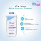 Sebamed Baby Powder 400g Olive Oil Allantoin Keeps Newborn Skin Fresh
