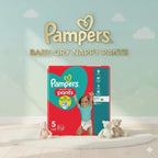 Pampers Baby Dry Pants Size 5 33 Count 12 to 17kg Made in United Kingdom