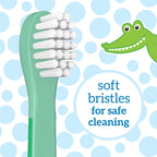 Dr Browns Infant to Toddler Toothbrush 1 to 4 years Green Crocodile