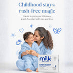 MILK Diapers Flexi Tape 9 to 17 kg Size Large 36 Count