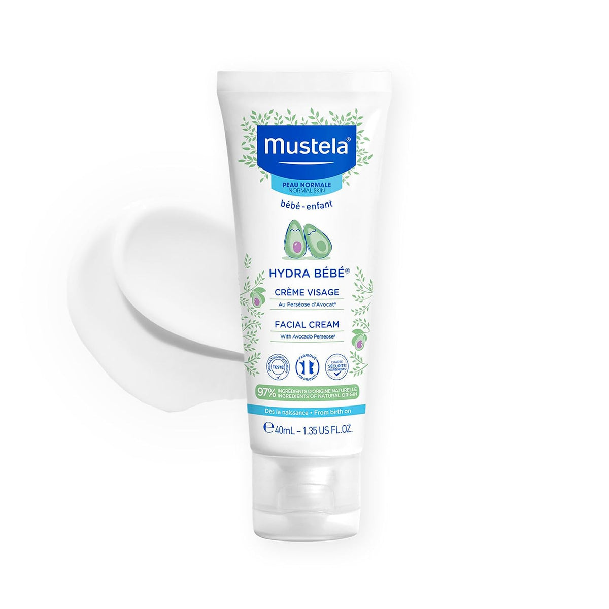 Mustela Hydra Bebe Face Cream Avocado 40ml