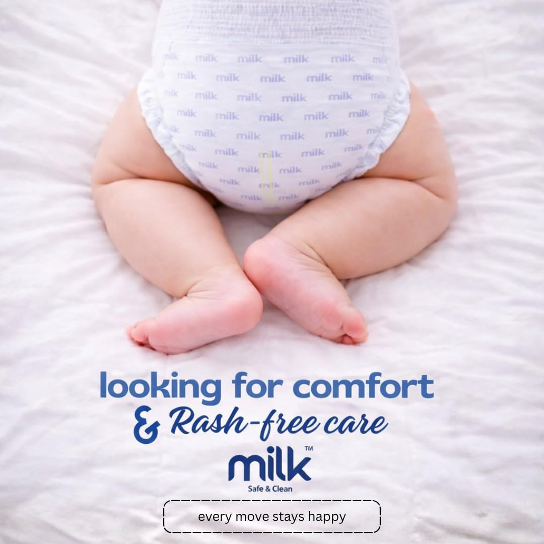 MILK Diapers Flexi Tape Newborn Under 5kg Size NB 22 Count