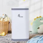 R for Rabbit Hygo Bin Portable Diaper Bin Grey White