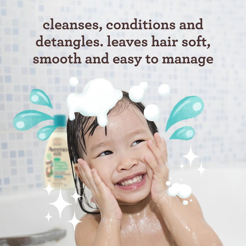 Aveeno Kids 2-in-1 Hydrating Shampoo & Conditioner 12 FL OZ | 354 ML