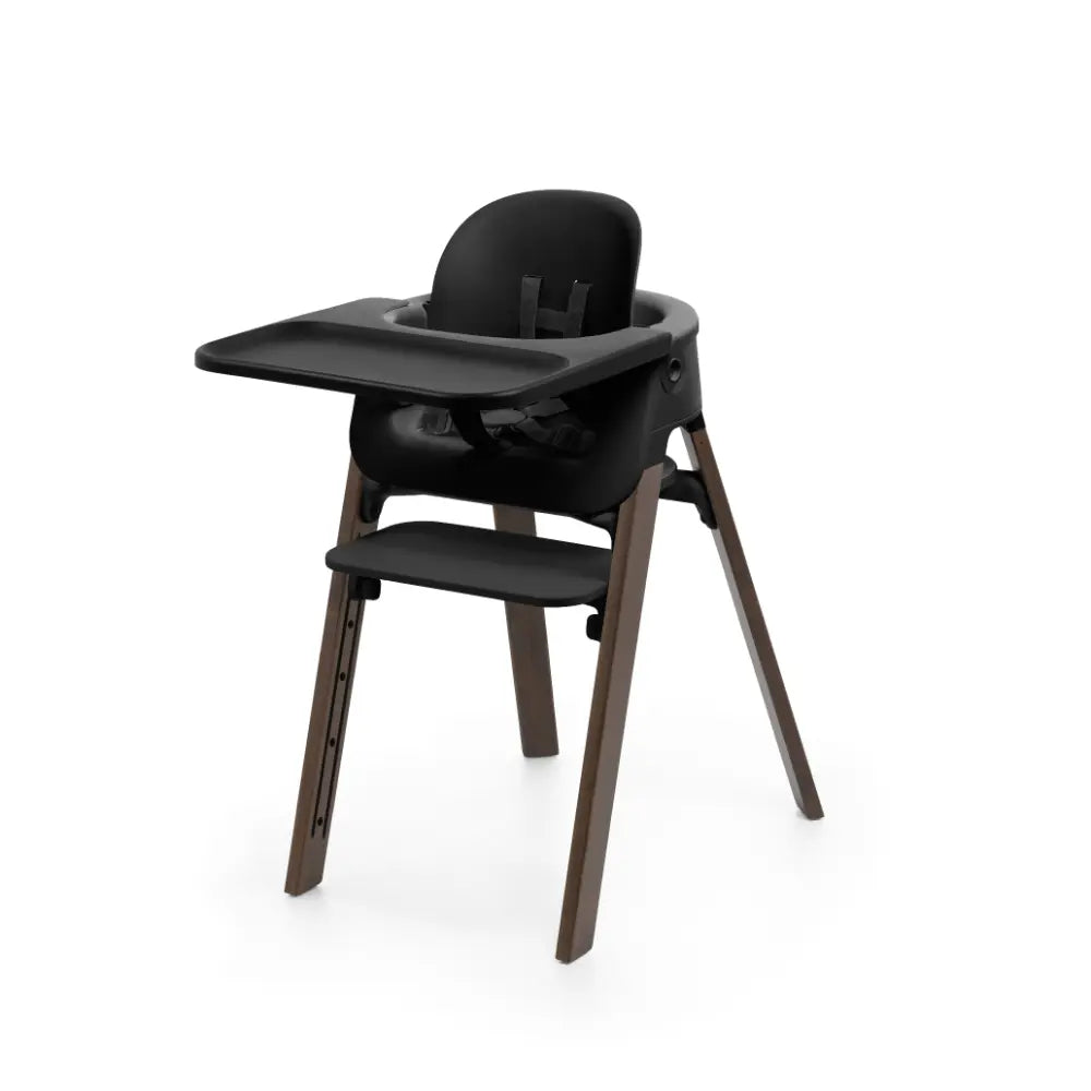 Stokke Steps High Chair- Black/Warm Brown