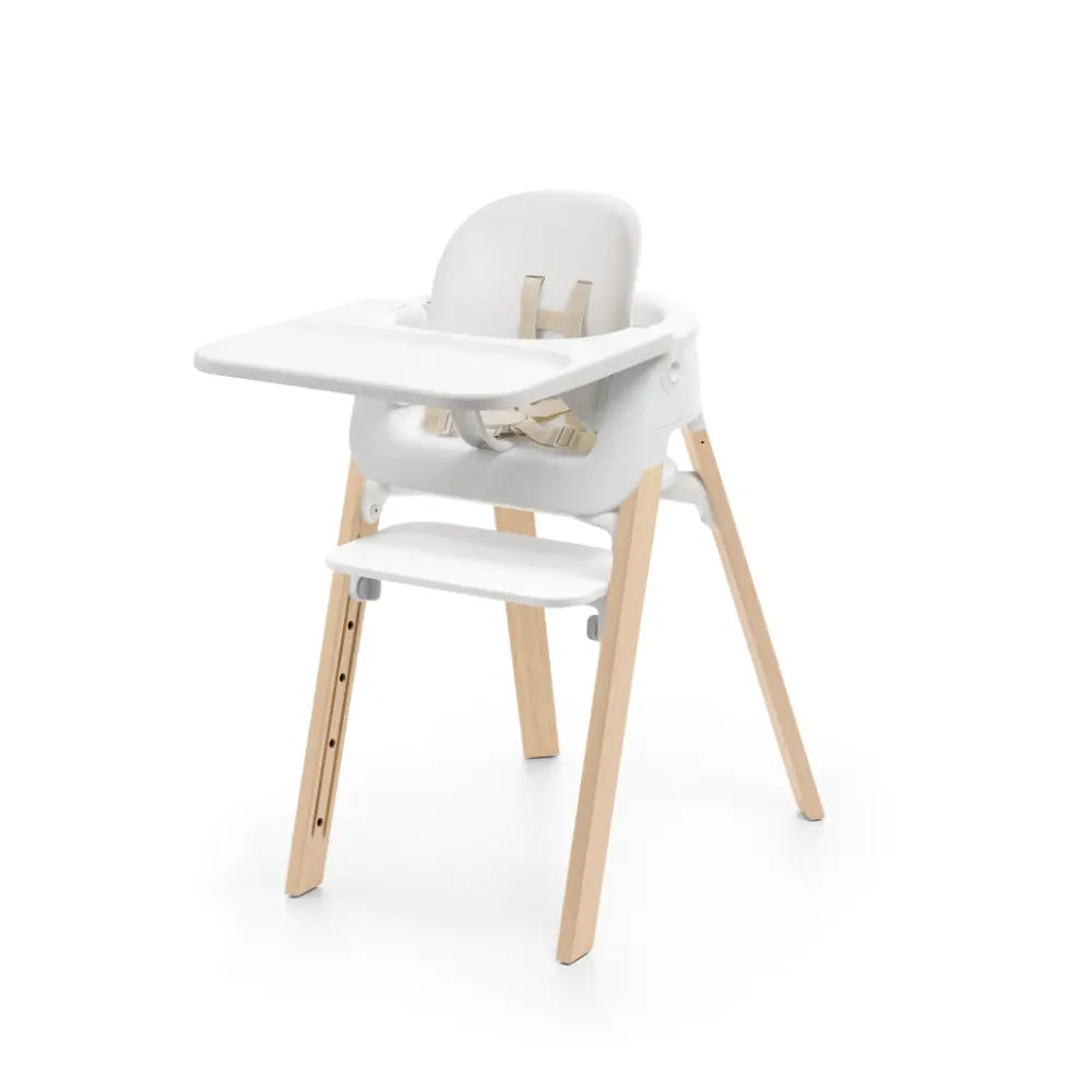Stokke Steps High Chair- White/Natural