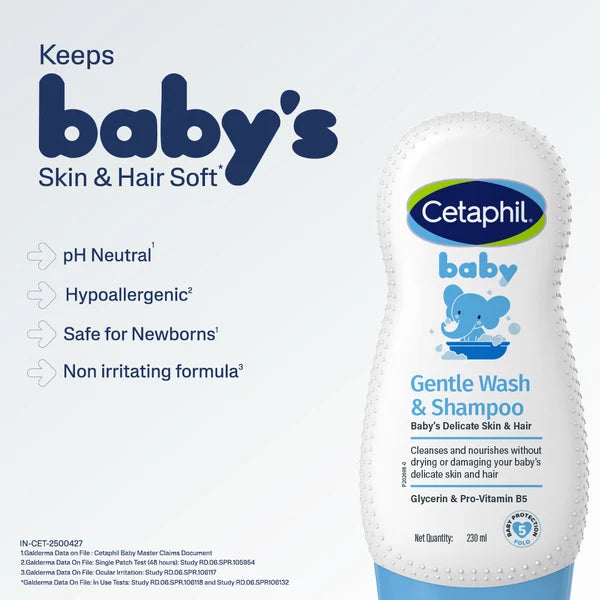 Cetaphil Baby Gentle Wash and Shampoo 230ml