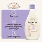 Aveeno Baby Calming Comfort Bedtime Bath And Wash 250ml