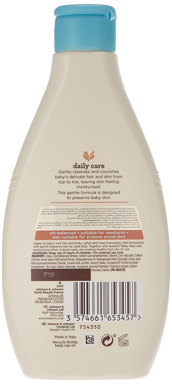 Aveeno Daily Care Hair and Body Wash 250ml