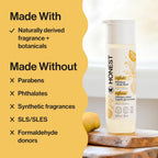 Honest Shampoo + Body Wash Citrus Vanilla 10 FL OZ. 295 ML