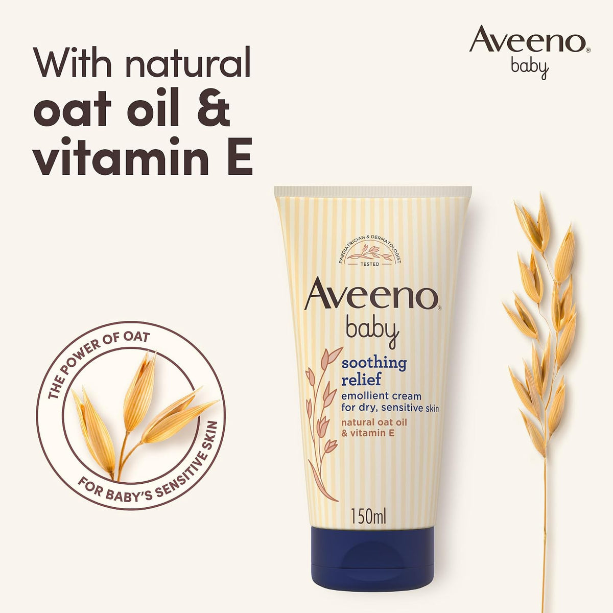 Aveeno Soothing Relief Emollient Cream 150ml