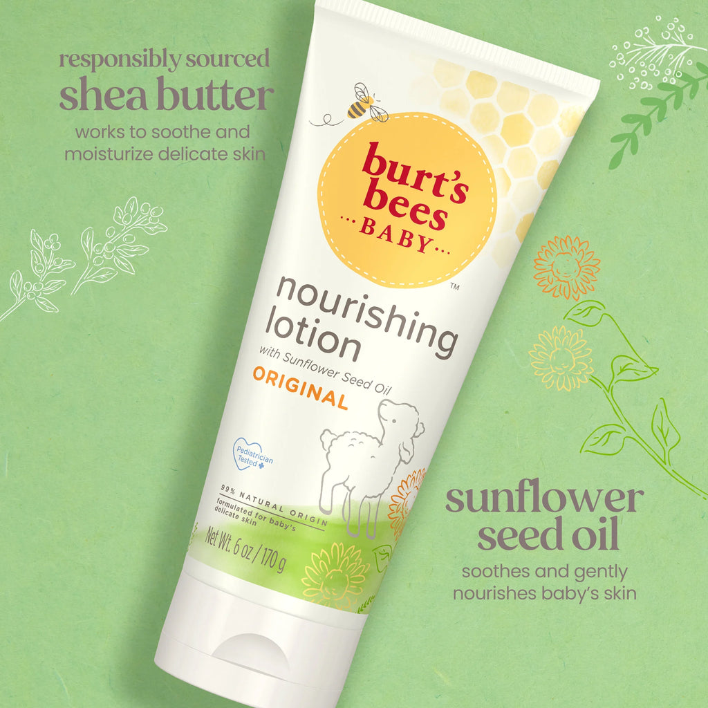 Burt's Bees Baby Nourishing Lotion Original 6 Fl OZ 170 G