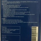 Tiny Star Descaling Solution Powder Sachet for Steriliser and Warmer White