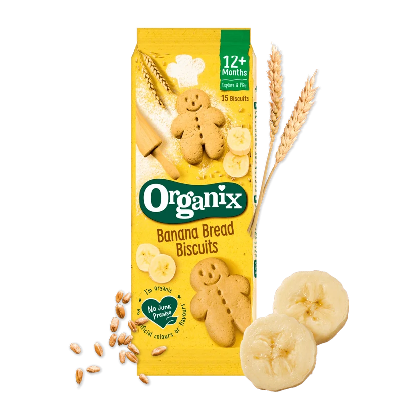 Organix Banana Bread Biscuits 12 Plus Months
