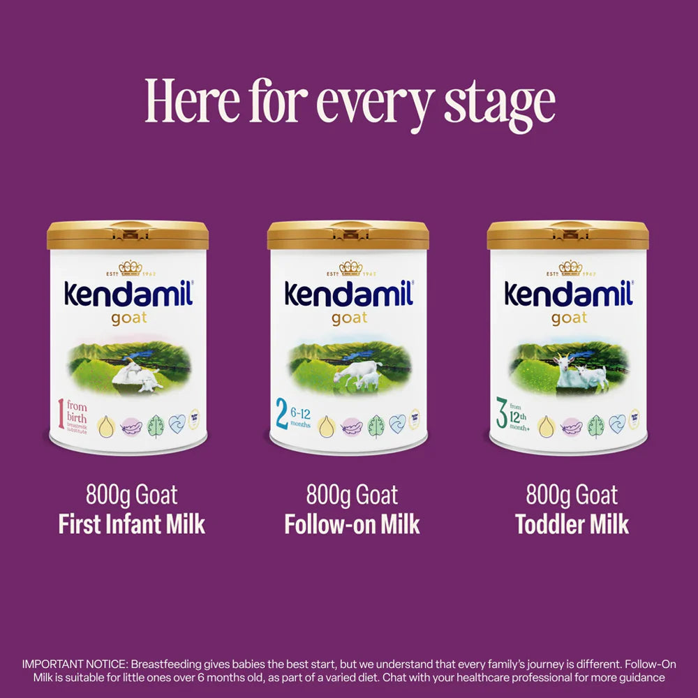 Kendamil Goat First Infant Milk Powder 800g Stage 1 Birth to 6 months