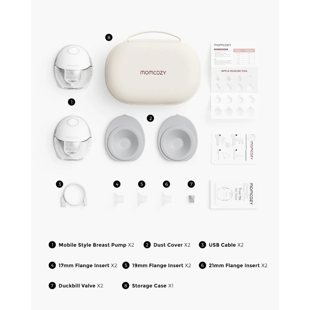 Momcozy Breast Pump M6 Double Grey