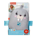 Fisher Price Fisher Price Chill Vibes Walrus Soother Take Along Musical Plush Toy with Calming Vibrations for Infants